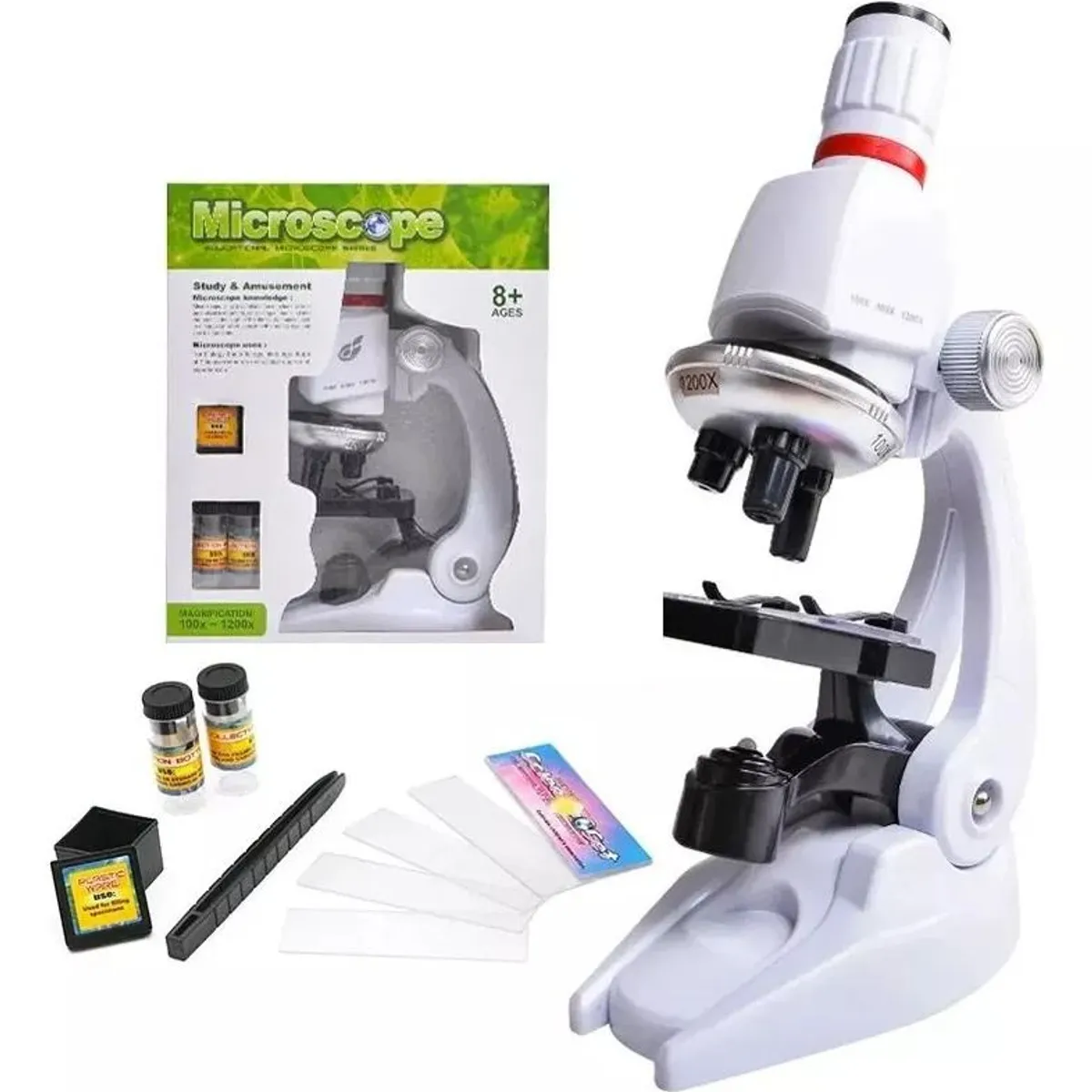 GENERICO - MICROSCOPIO INFANTIL EDUCATIVO EXPLORACIÓN EN CASA