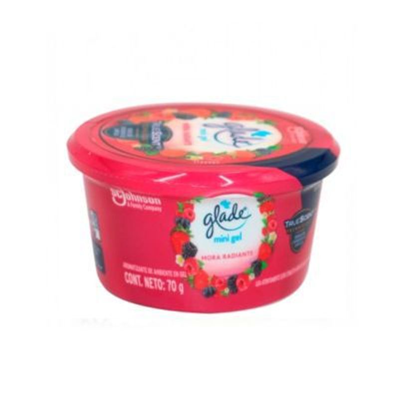 GLADE - AMBIENTADOR GEL MORA RADIANTE 70 GR GLADE