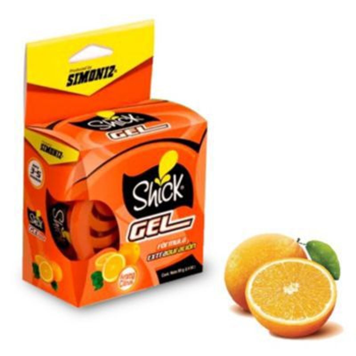 SIMONIZ - Ambientador de auto gel citrus fragancia aroma olor