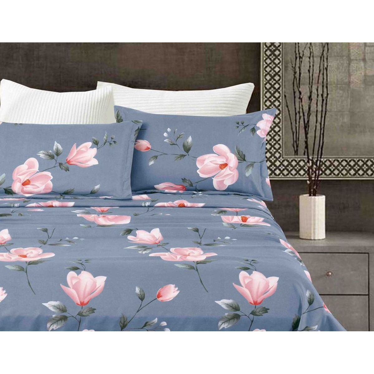 VENECIA - Set de Sabanas 2Pz + Fundas - EUROPEO