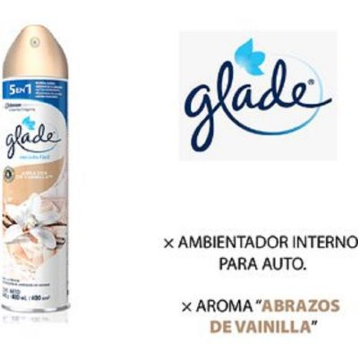 JOHNSON AND JOHNSON - Ambientador Spray Vainilla 400 Ml Glade
