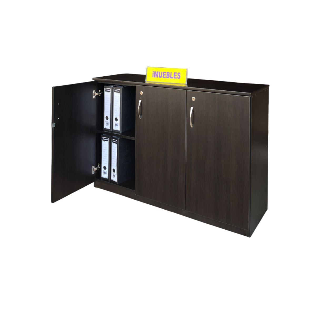 TEMEL - Credenza Mueble de Oficina. 03 Puertas con llave