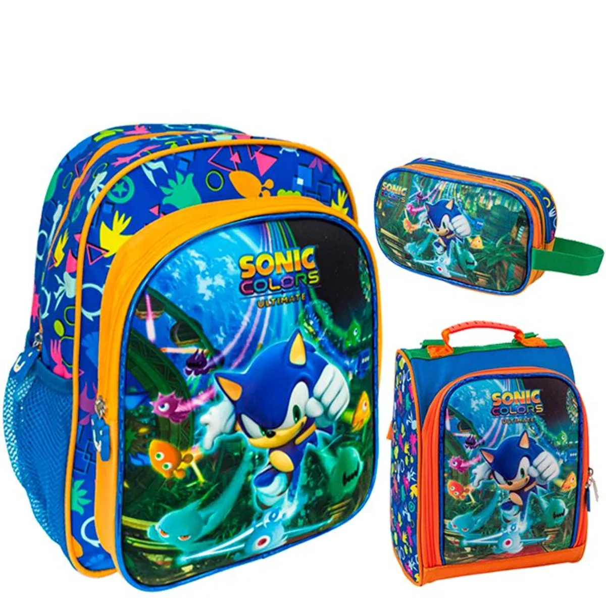 SCOOL - SET MOCHILA ESCOLAR SONIC KIDS