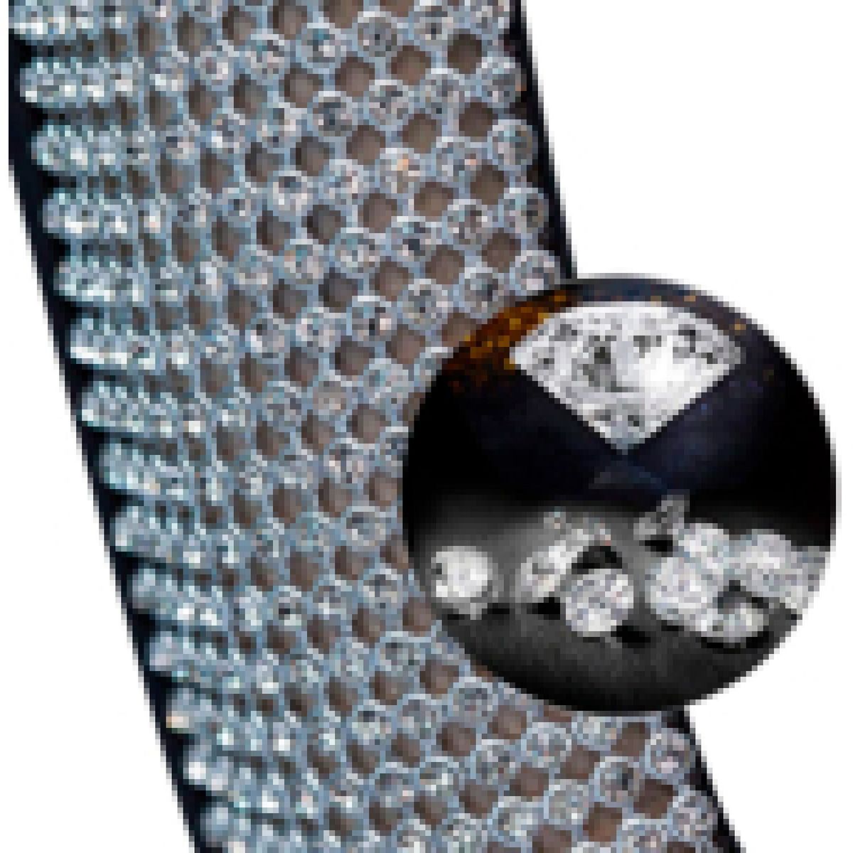 GENERICO - Funda De Timón De Auto Cuero Con Brillantes forro protector