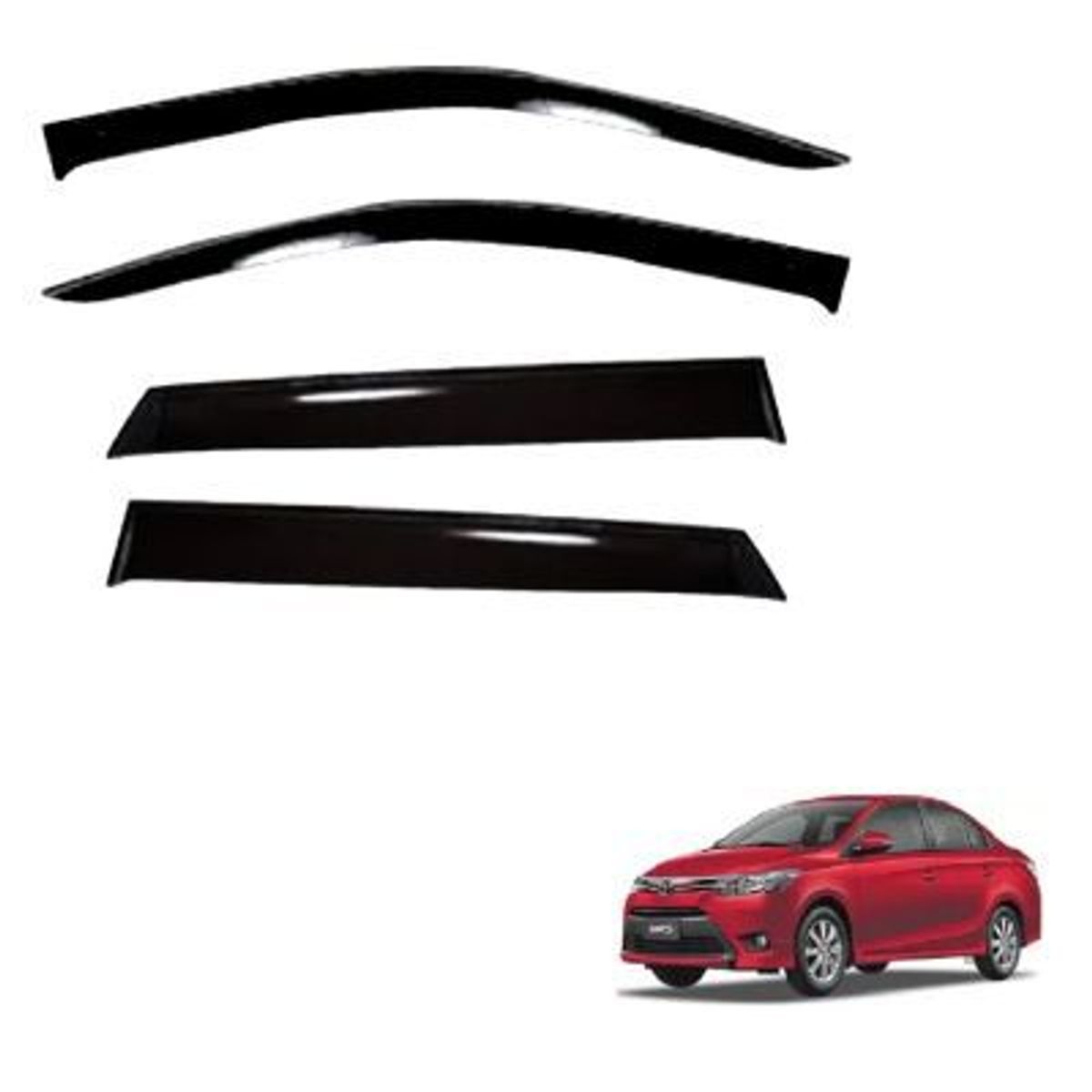 GENERICO - CORRELLUVIA TOYOTA YARIS 2014-2017 NEGRO