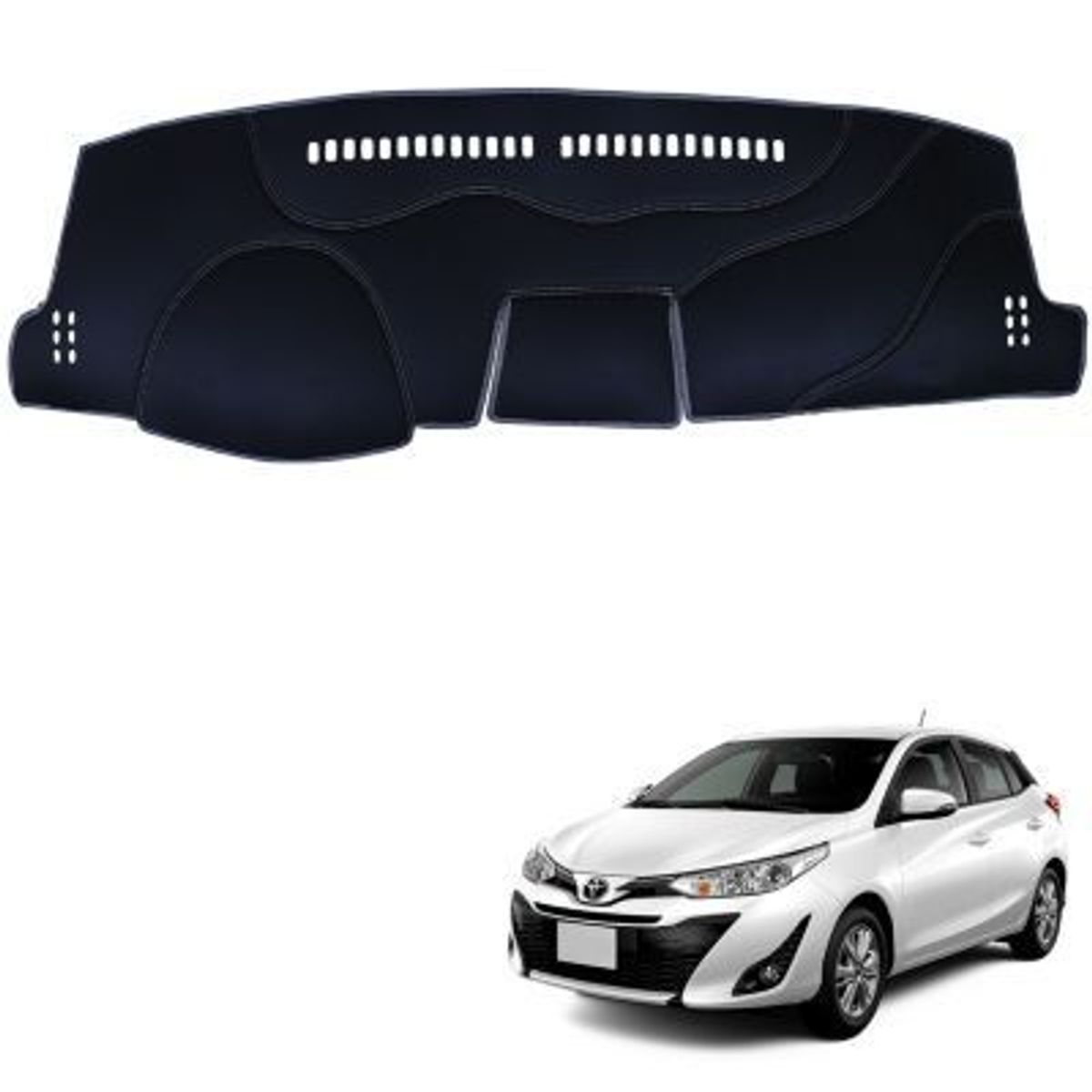 TECGO - PROTECTOR CUBRE TAPETE TABLERO TIPO TOYOTA YARIS 2024