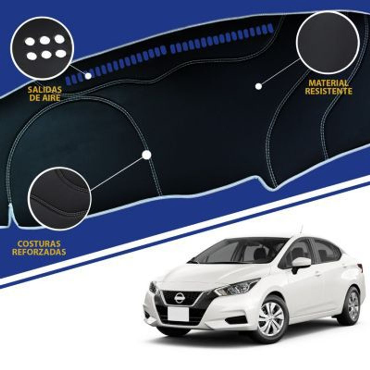 TECGO - PROTECTOR TABLERO TIPO NISSAN VERSA 2016