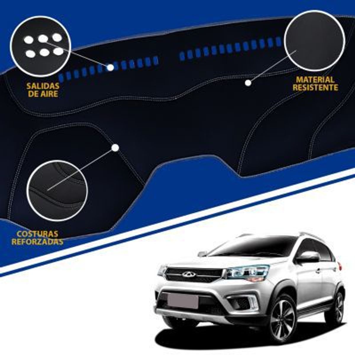 TECGO - PROTECTOR TAPETE DE TABLERO TIPO GEELY GX3 PRO 2023