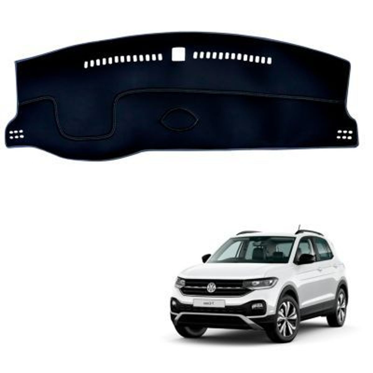 TECGO - PROTECTOR TAPETE DE TABLERO TIPO VOLKSWAGEN T-CROSS 2020
