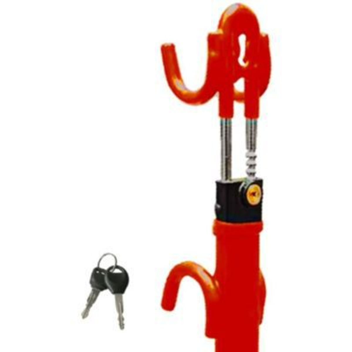 TECGO - Seguro de timon auto traba volante antirrobo vehiculo