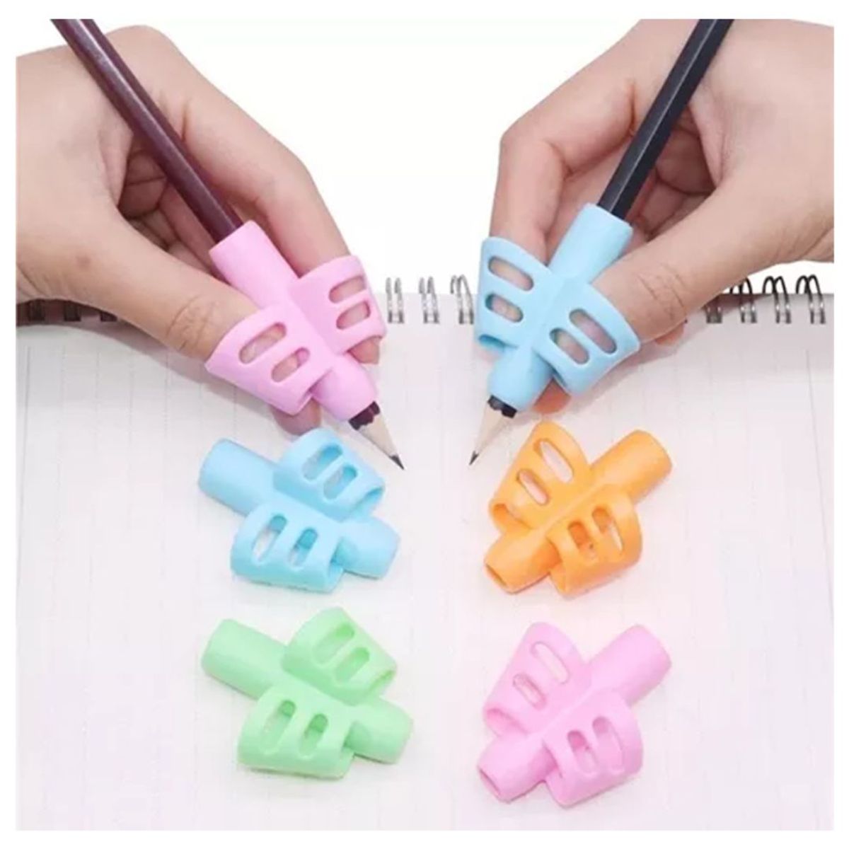 GENERICO - Kit 3 Correctores de Escritura de Silicona para Niños