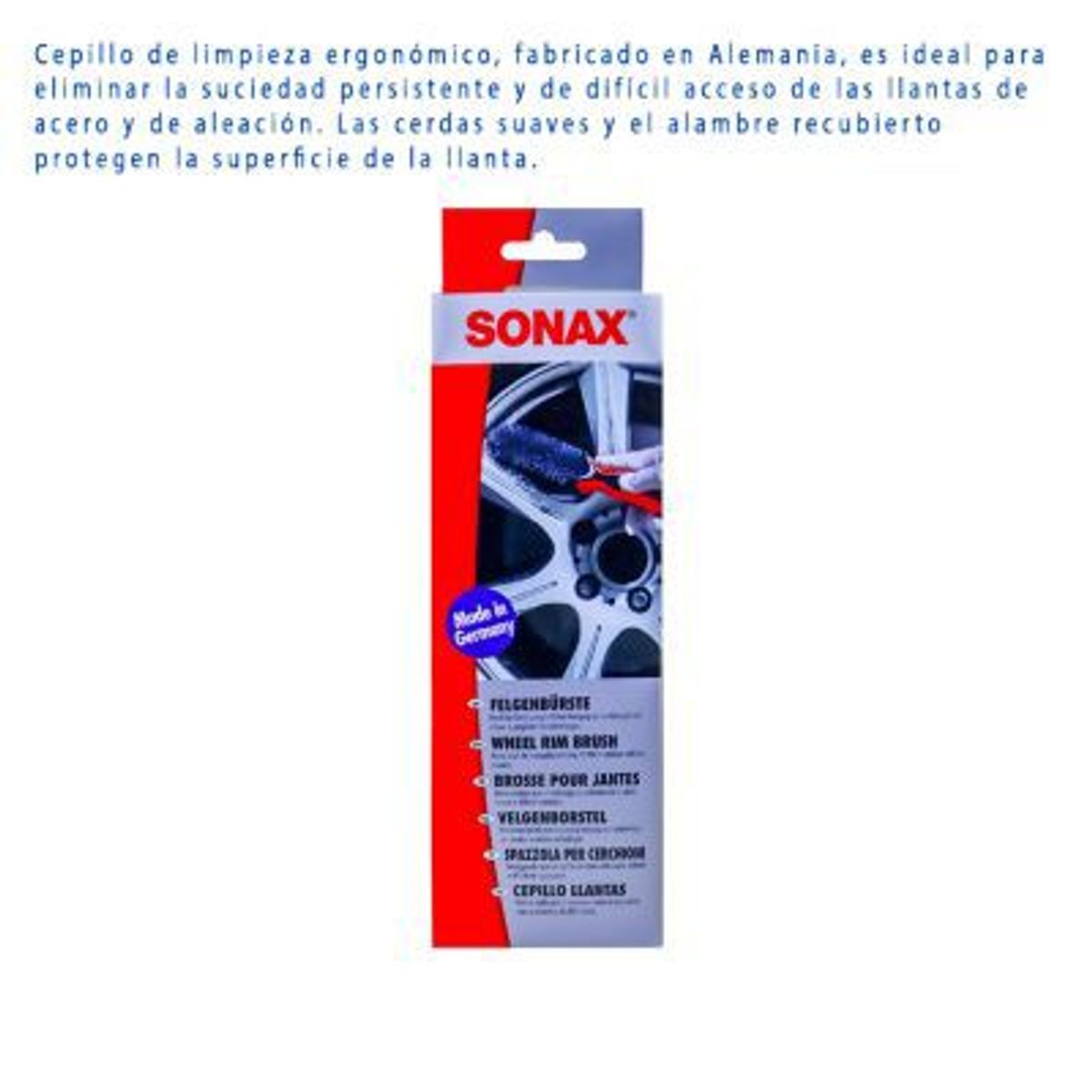 SONAX - CEPILLO ESCOBILLA DE LLANTAS SONAX