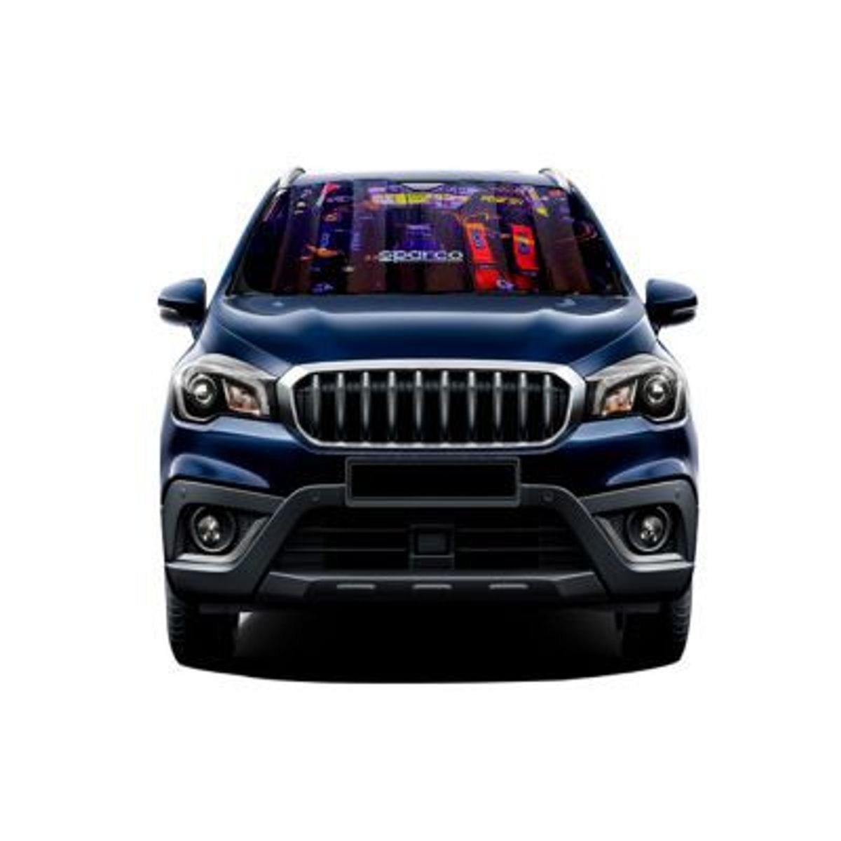 SPARCO - TAPASOL SPARCO CON DISEÑO CARRO 130x70CM SPC1717M