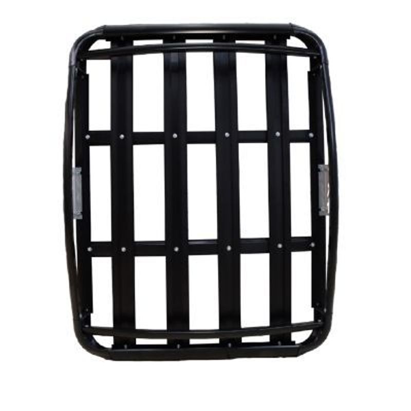 GENERICO - PARRILLA 4X4 140CM PLANA ALUMINIO NEGRO PORTAEQUIPAJEBARRA