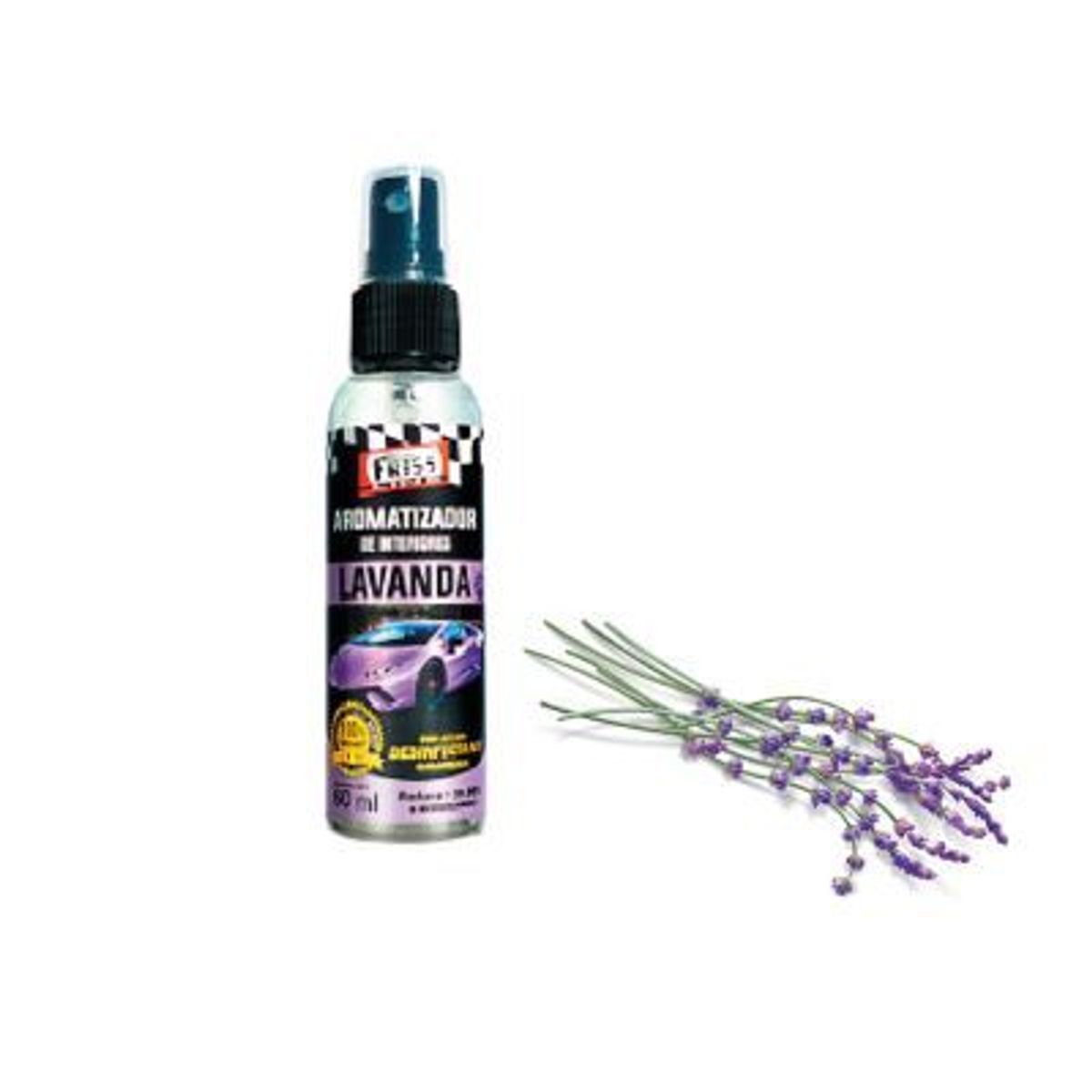 TECGO - Ambientador Esencia Lavanda 60ML Aroma Olor Automóvil