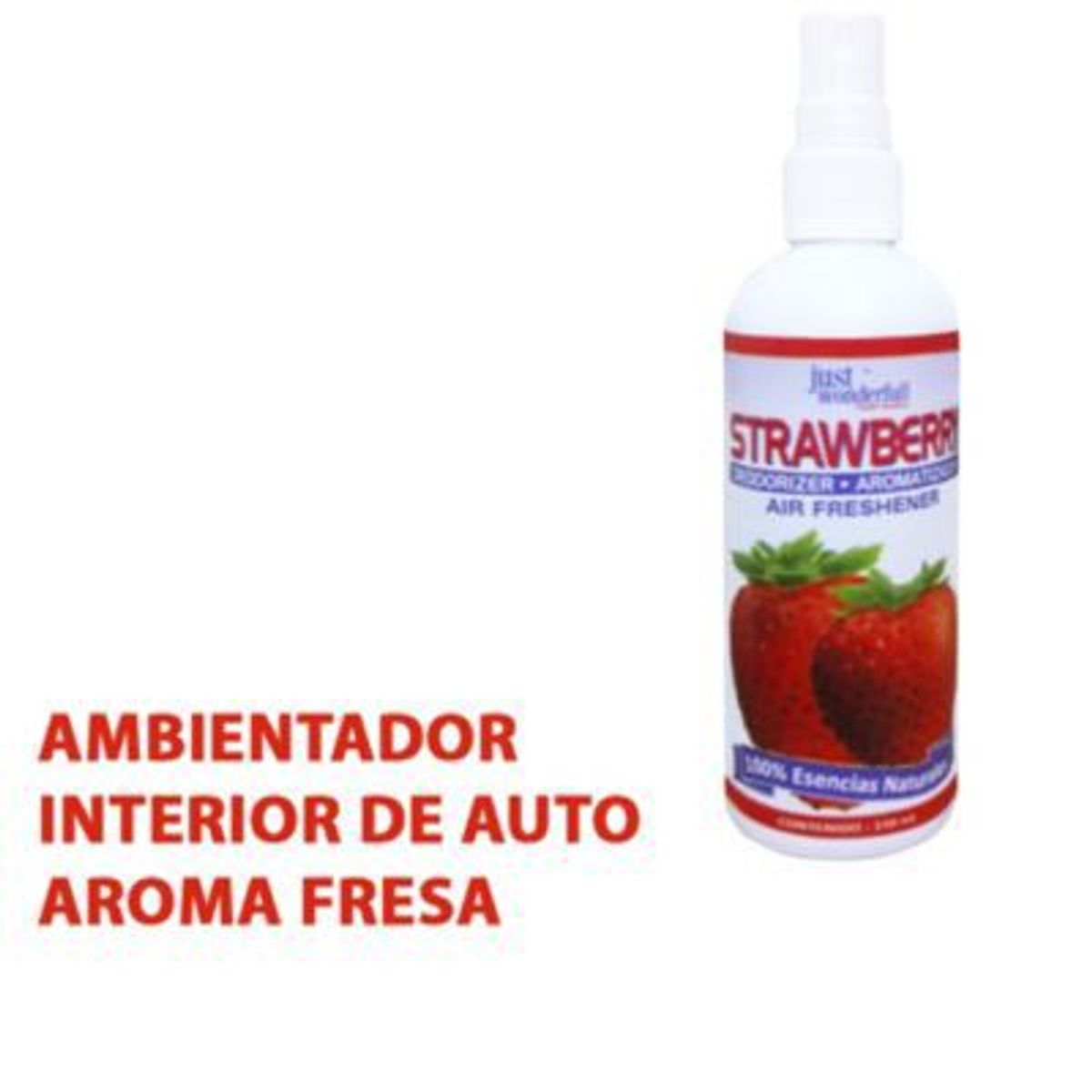 TECGO - Ambientador Esencia Para Auto Fresa 150ML  Olor Automóvil