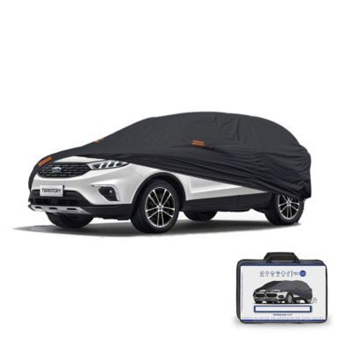 GENERICO - PROTECTOR FUNDA COBERTOR TIPO FORD TERRITORY GRIS