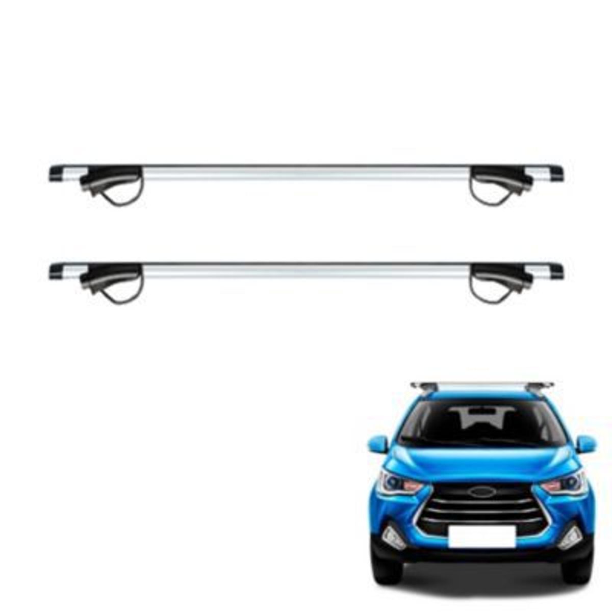 GENERICO - BARRA DE TECHO ALUMINIO TRANSVERSAL Con LLAVE CORREA GRIS