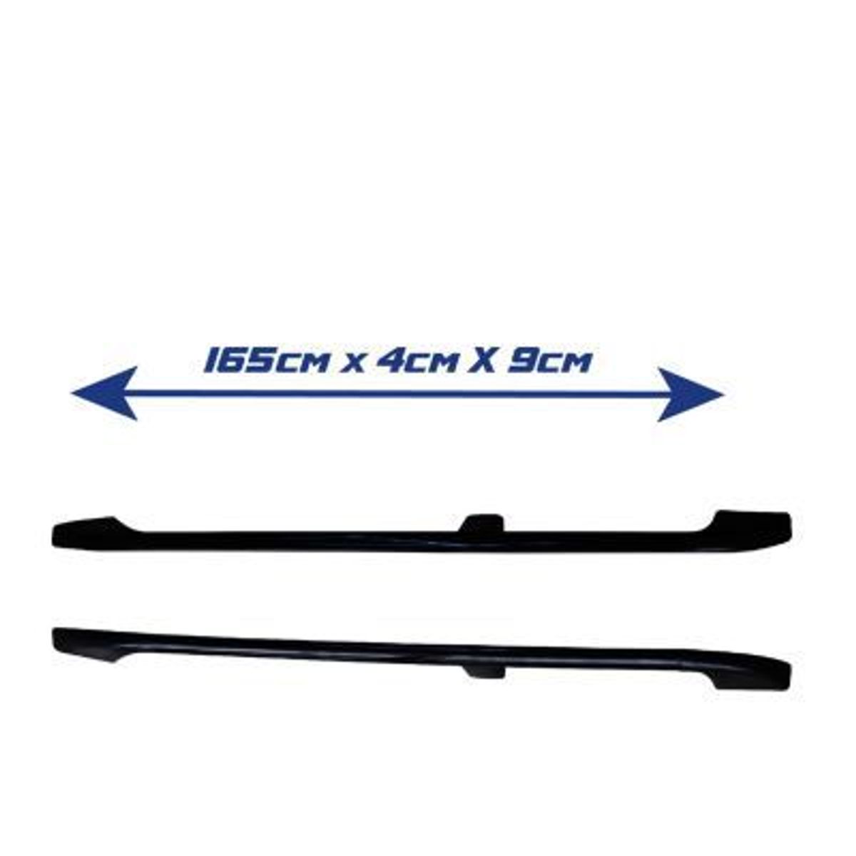 GENERICO - BARRA LONGITUDINAL UNIVERSAL NEGRO  SOPORTE/CAMIONETA/BARRA