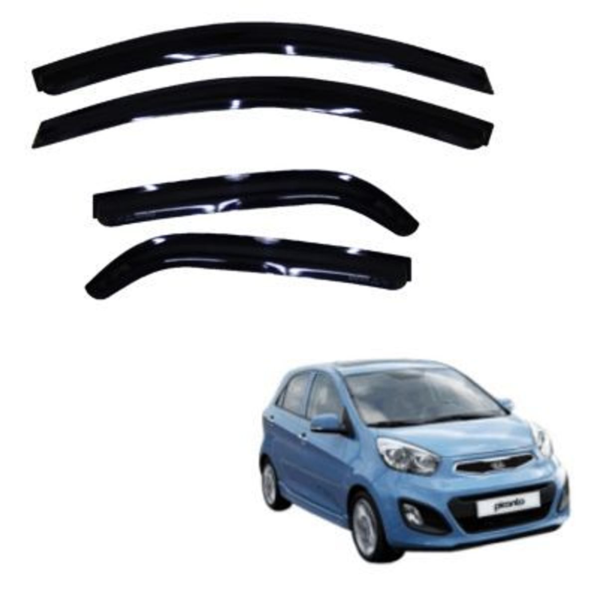 GENERICO - CORRELLUVIA KIA PICANTO 2011-2016 NEGRO