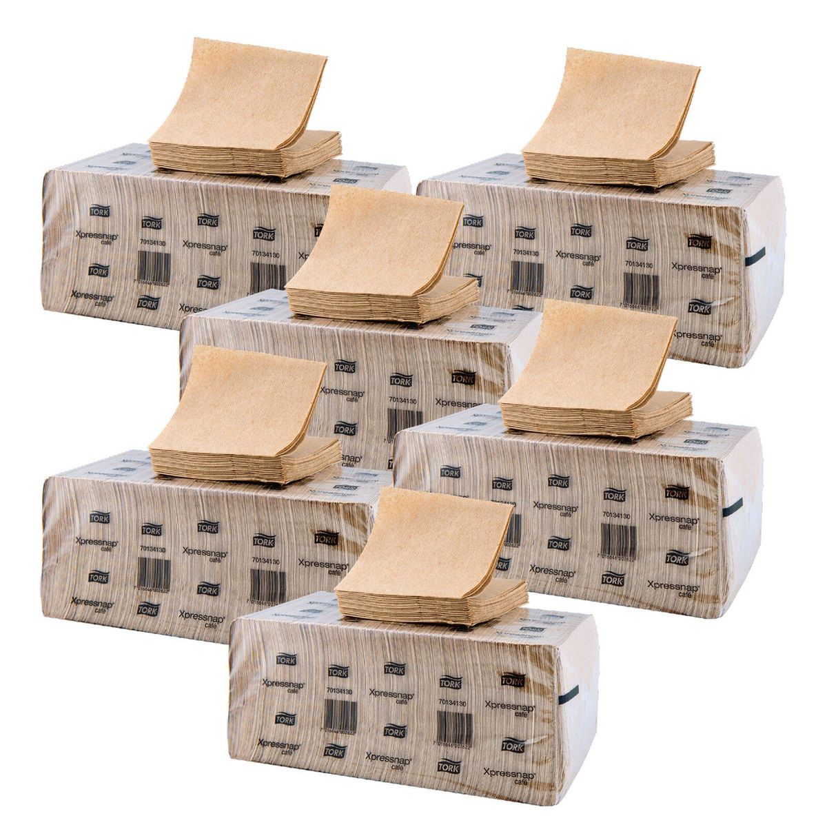 TORK - Servilleta Tork Xpressnap Café Natural 6 x 500un