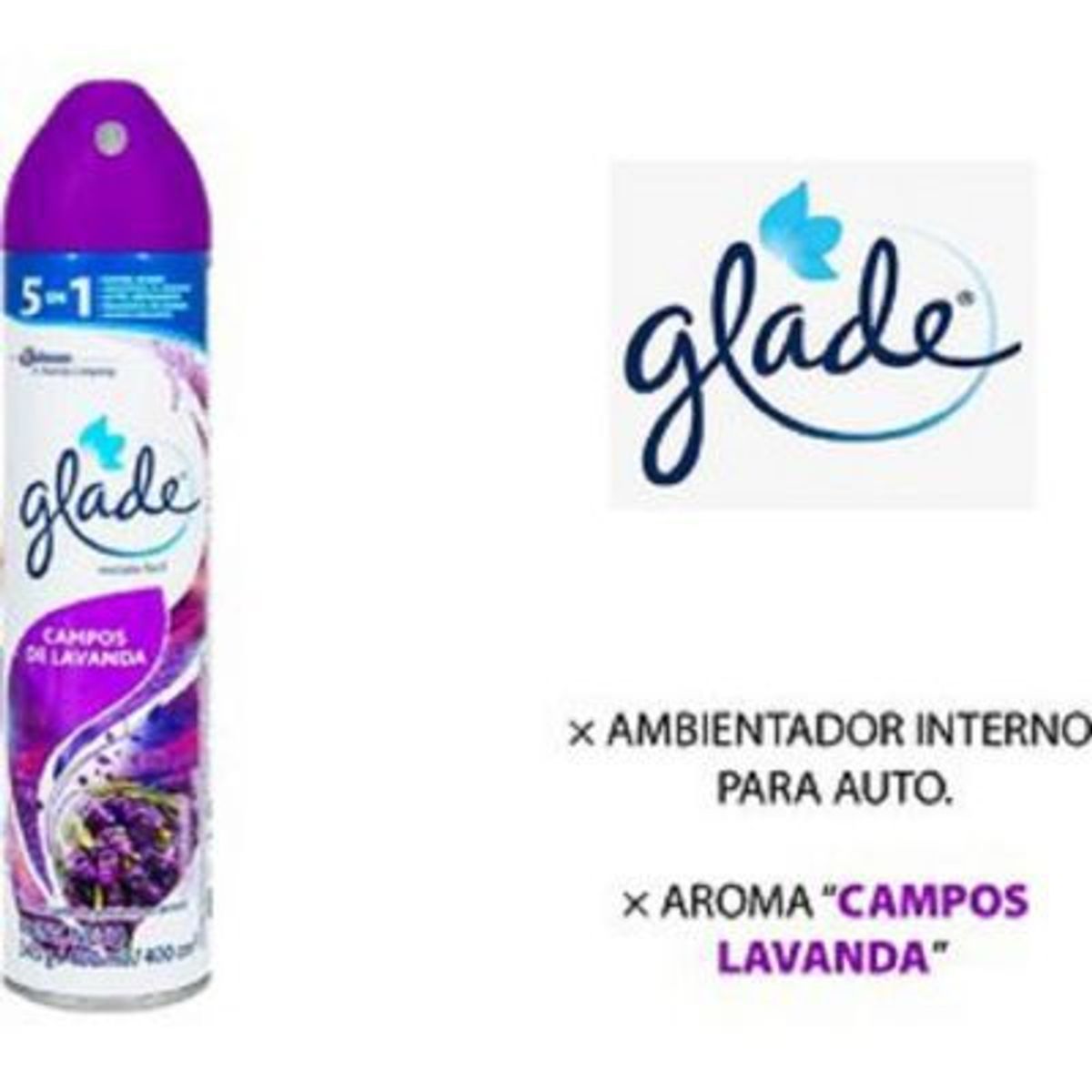 JOHNSON AND JOHNSON - AMBIENTADOR SPRAY LAVANDA 400 ML GLADE