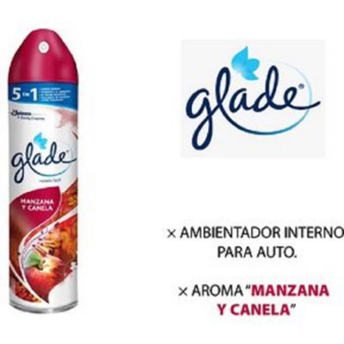 JOHNSON AND JOHNSON - AMBIENTADOR SPRAY MANZANA CANELA 400 ML GLADE