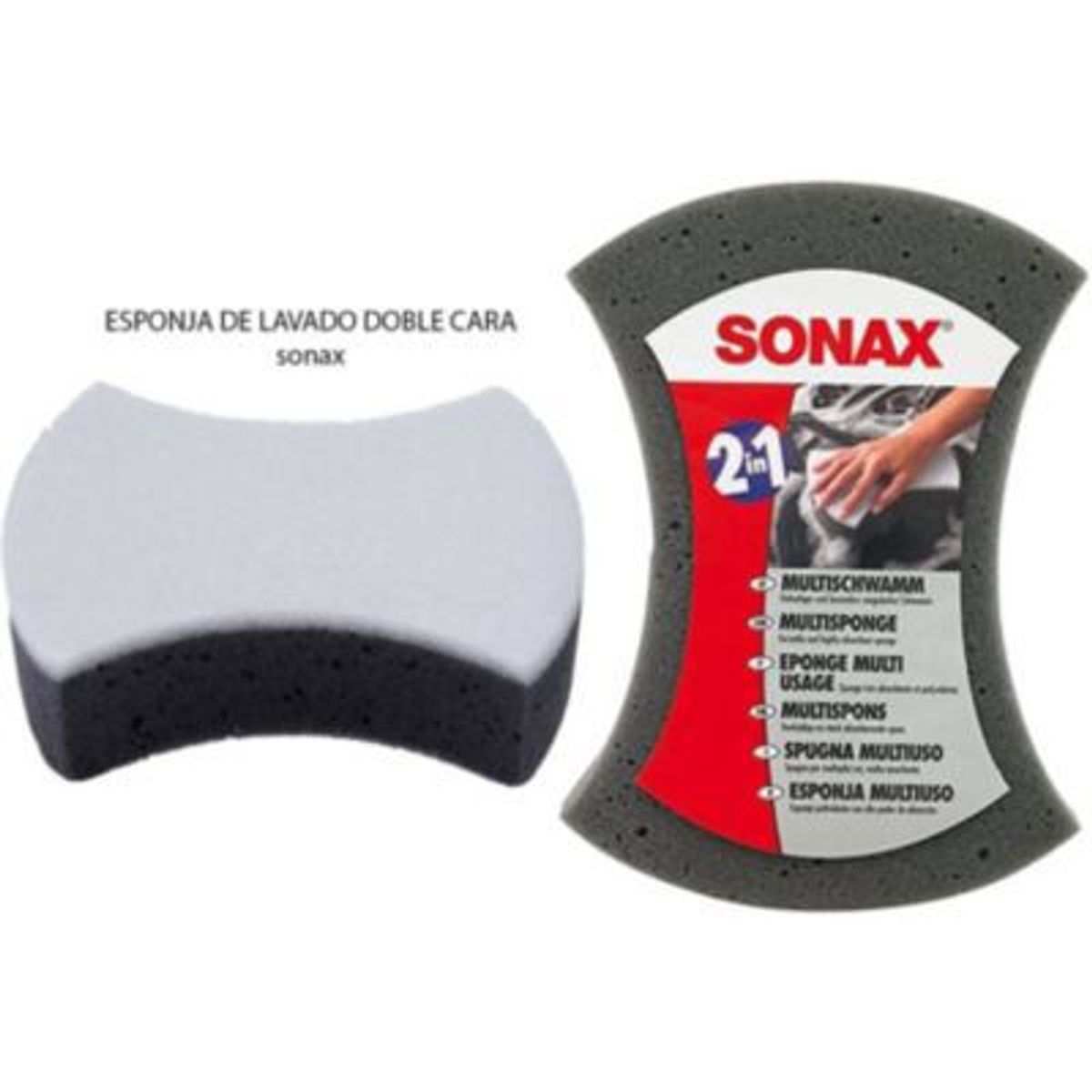 SONAX - Esponja de lavado doble cara sonax