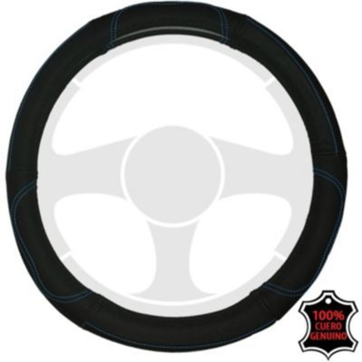 GENERICO - Funda de timón de auto cuero original forro protector