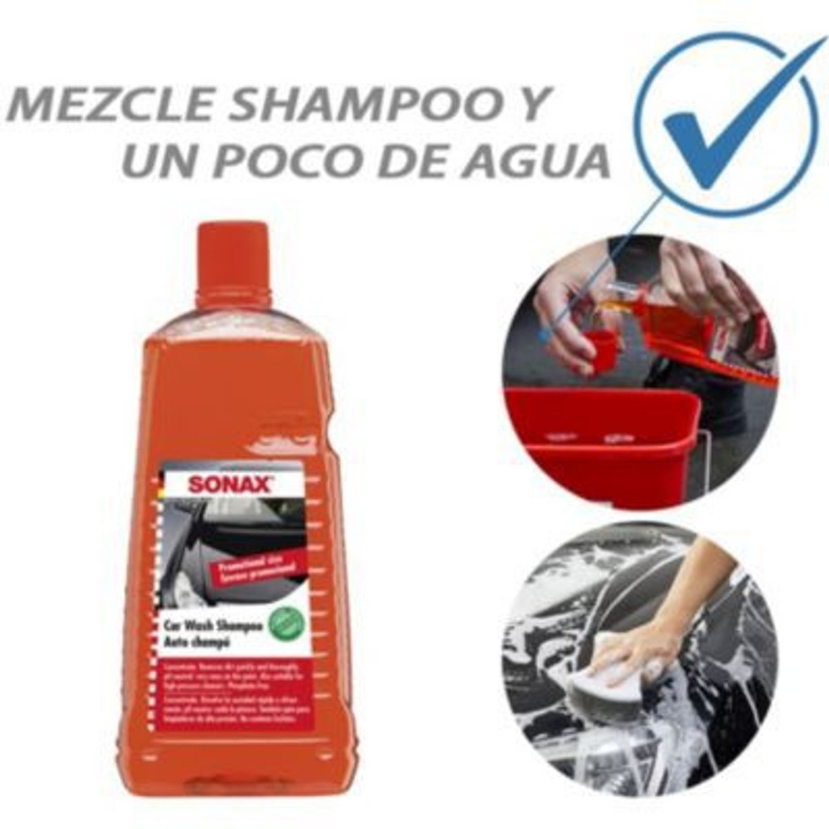 GENERICO - Kit de tratamiento de pintura para auto gris sonax cera