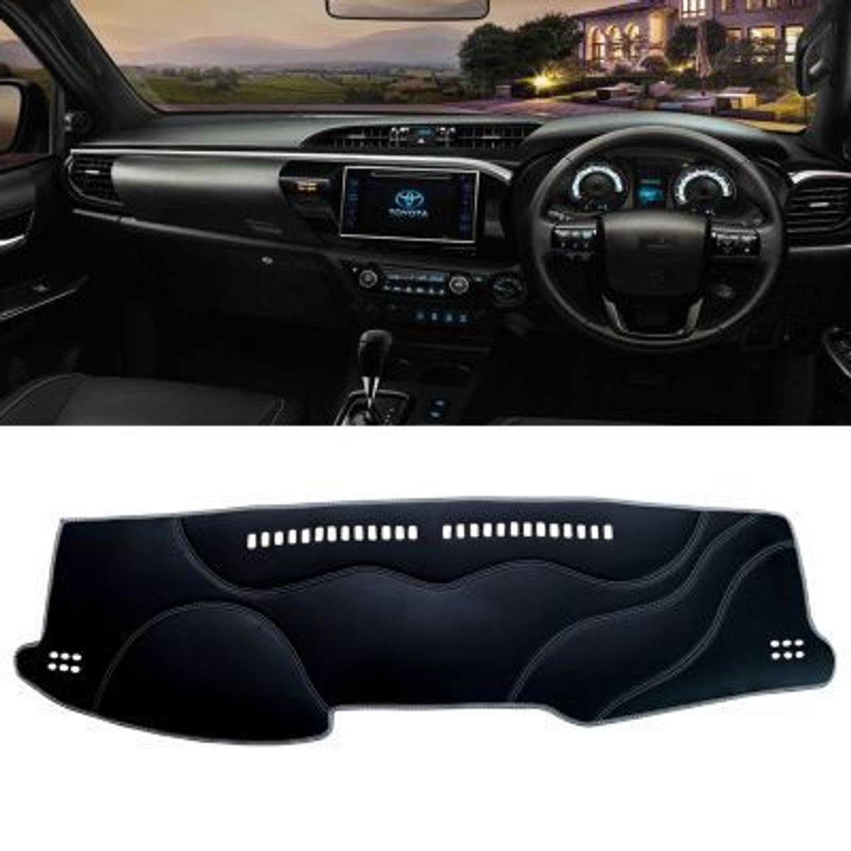 TECGO - PROTECTOR TABLERO TIPO TOYOTA REVO 2016-2020