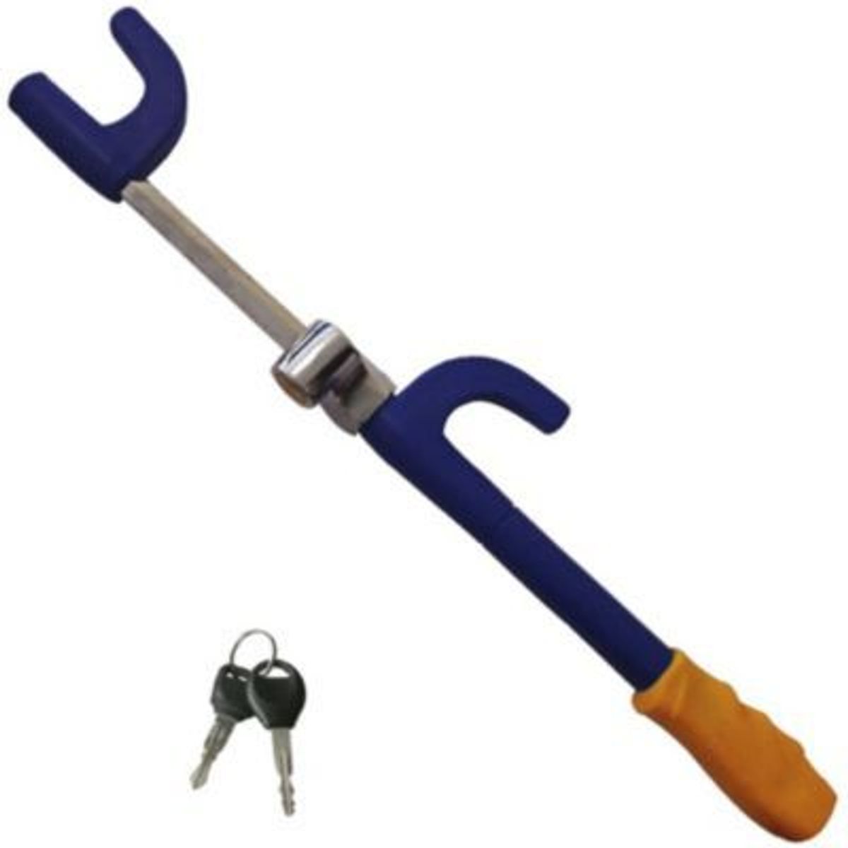 GENERICO - Seguro de timon auto traba volante antirrobo vehiculo