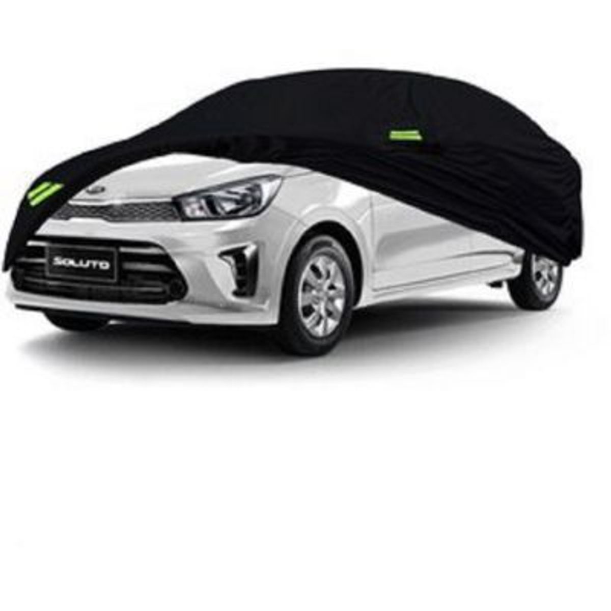 TECGO - PROTECTOR CUBIERTA FUNDA COBERTOR TIPO KIA SOLUTO NEGRO