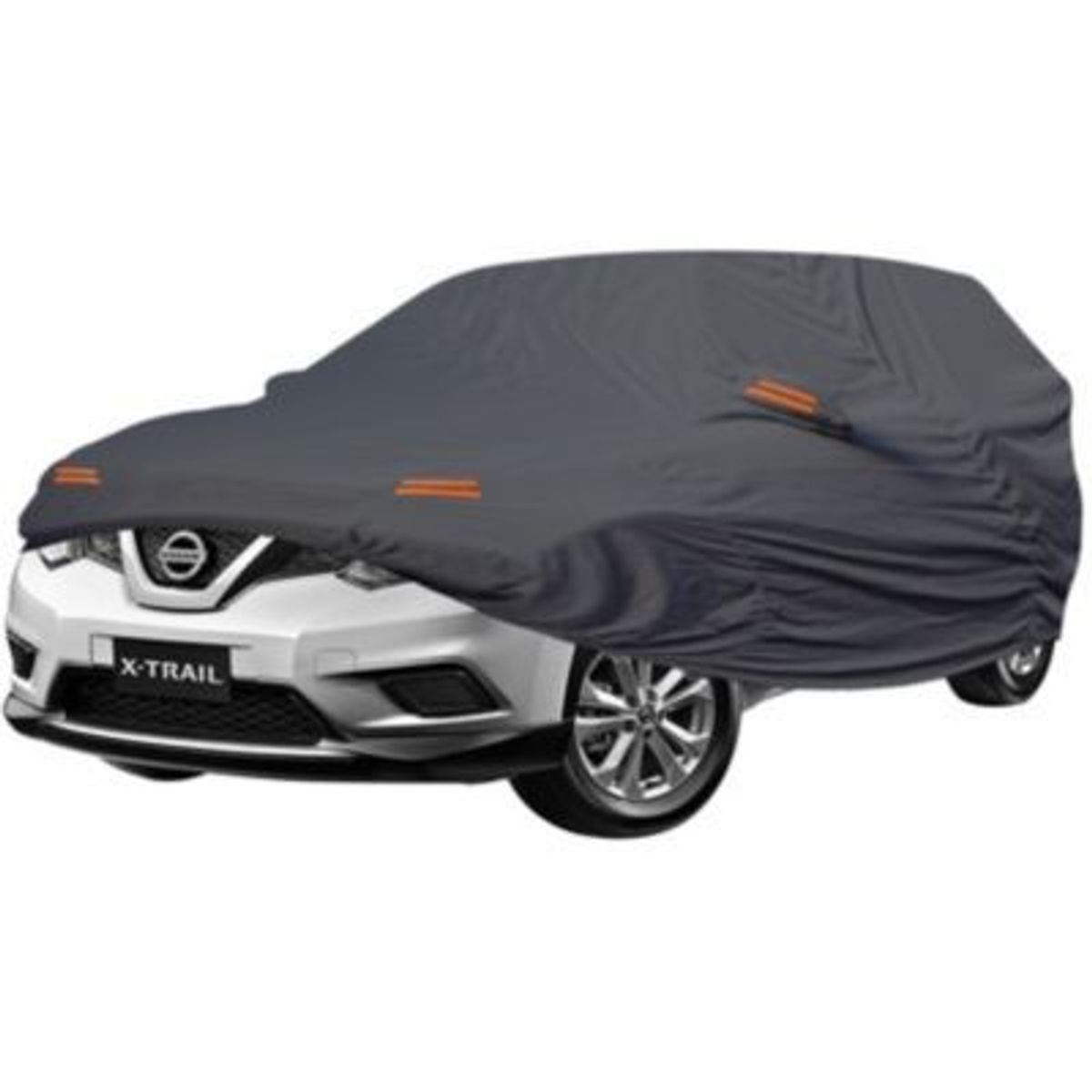 GENERICO - PROTECTOR CUBIERTA FUNDA COBERTOR TIPO NISSAN X-TRAIL GRIS