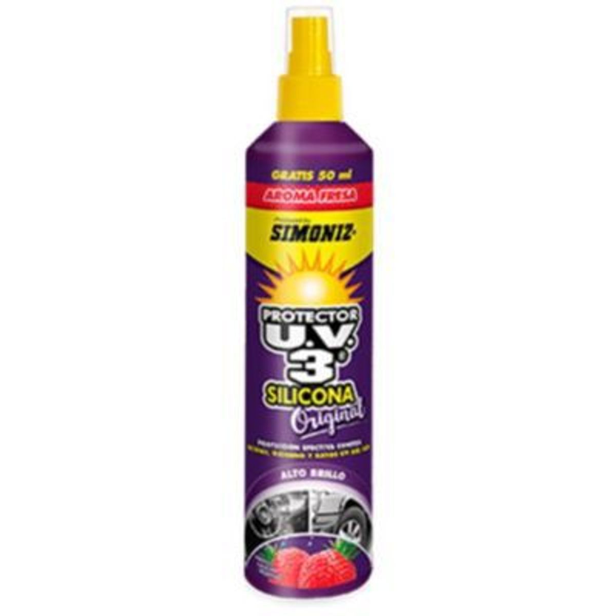 SIMONIZ - Silicona de auto simoniz 350ml brilloaromafragancialimpieza