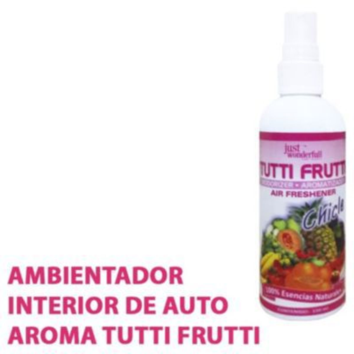 GENERICO - Ambientador esencia para auto tutti fruti