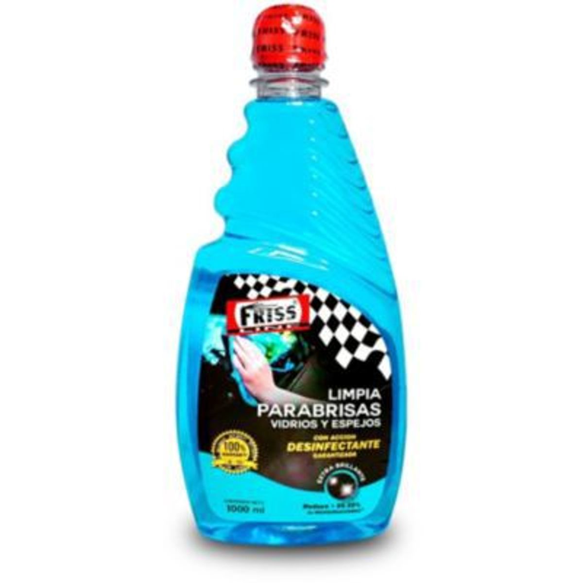 GENERICO - Limpia parabrisas vidrios y espejos friss 1l