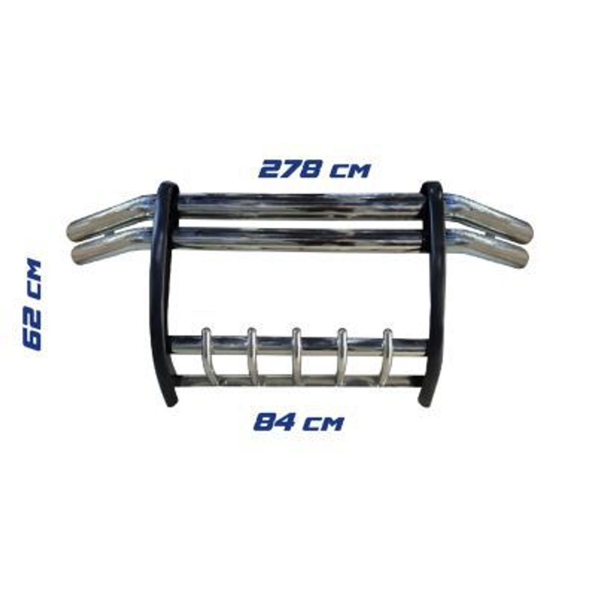 GENERICO - PARACHOQUE DEFENSA DELANTERA TOYOTA HILUX REVO 2015-ADELANTE