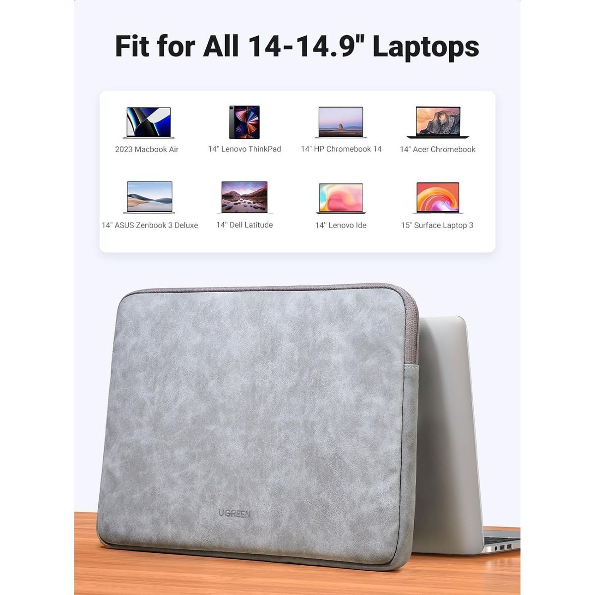 UGREEN - Funda Sleeve Ugreen Laptop Case 14,9 Laptop O Mac LP187 - 20476