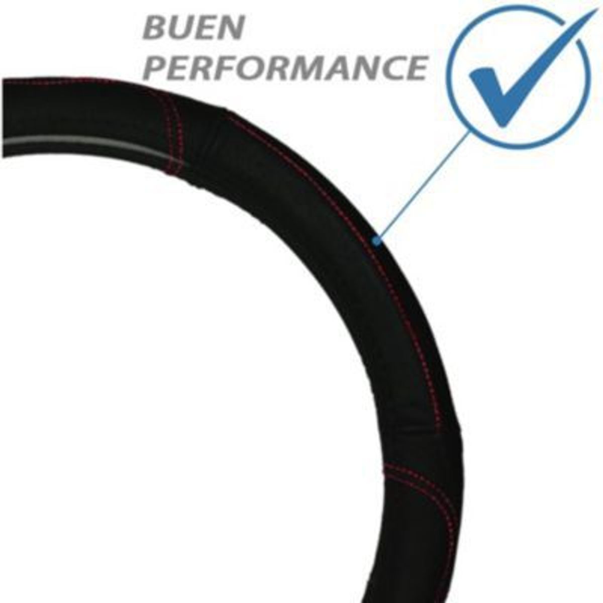 GENERICO - Funda de timón de auto cuero original forroprotectormanos