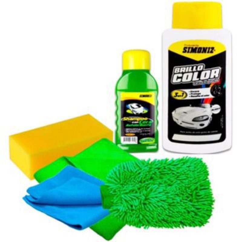 GENERICO - Kit de tratamiento de pintura para auto blanco simoniz cera