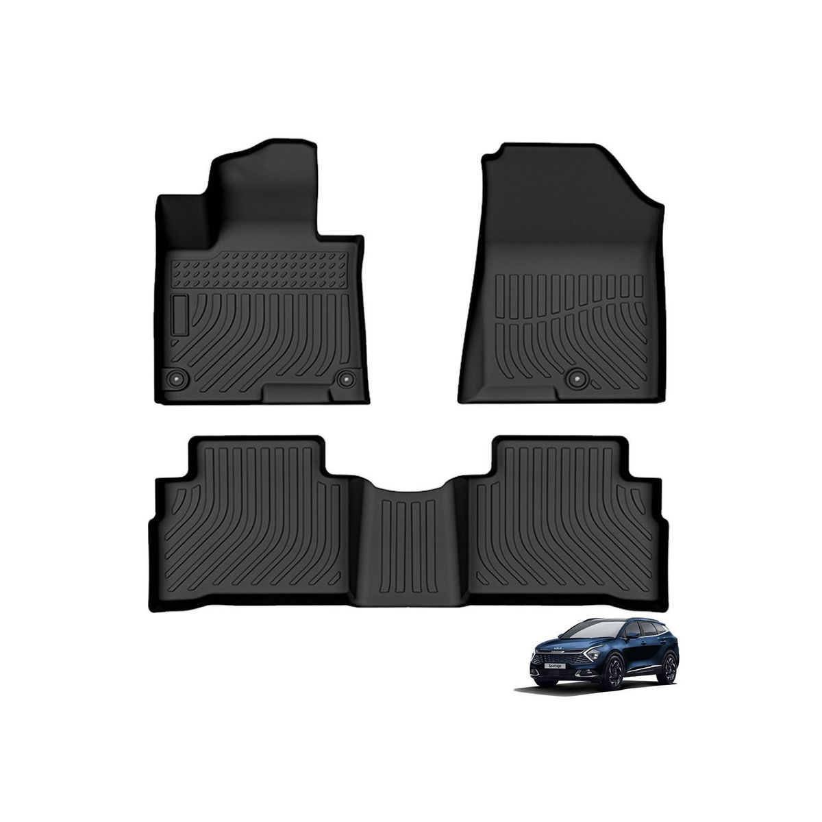 GENERICO - PROTECTOR CUBRE PISO 5D TPE KIA SPORTAGE 2023