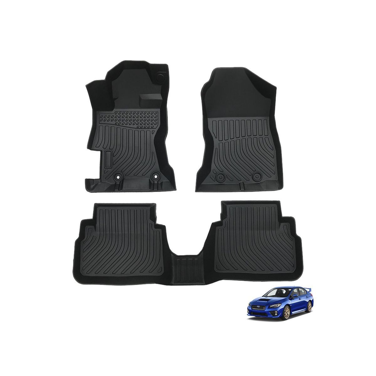 GENERICO - PROTECTOR CUBRE PISO 5D TPE SUBARU IMPREZA 2017-2022