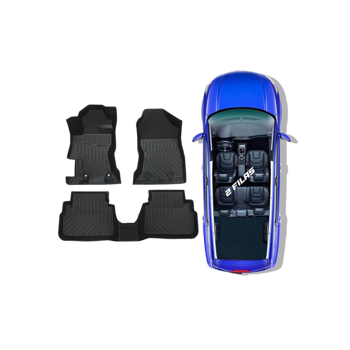 GENERICO - PROTECTOR CUBRE PISO 5D TPE SUBARU IMPREZA 2017-2022