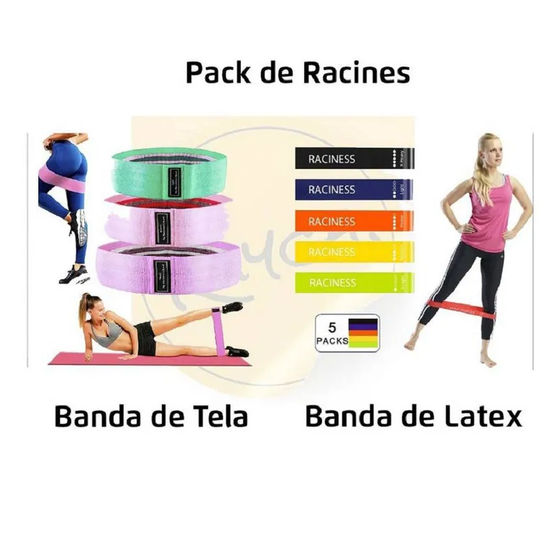 GENERICO - Pack de Bandas De tela  + Pack  Tela de Banda de Tela