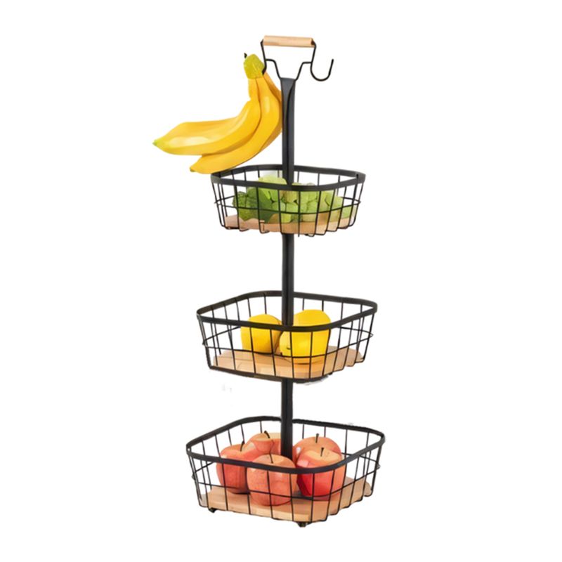 KOTIINI - Frutero 3 niveles ajustable con colgador Kotiini