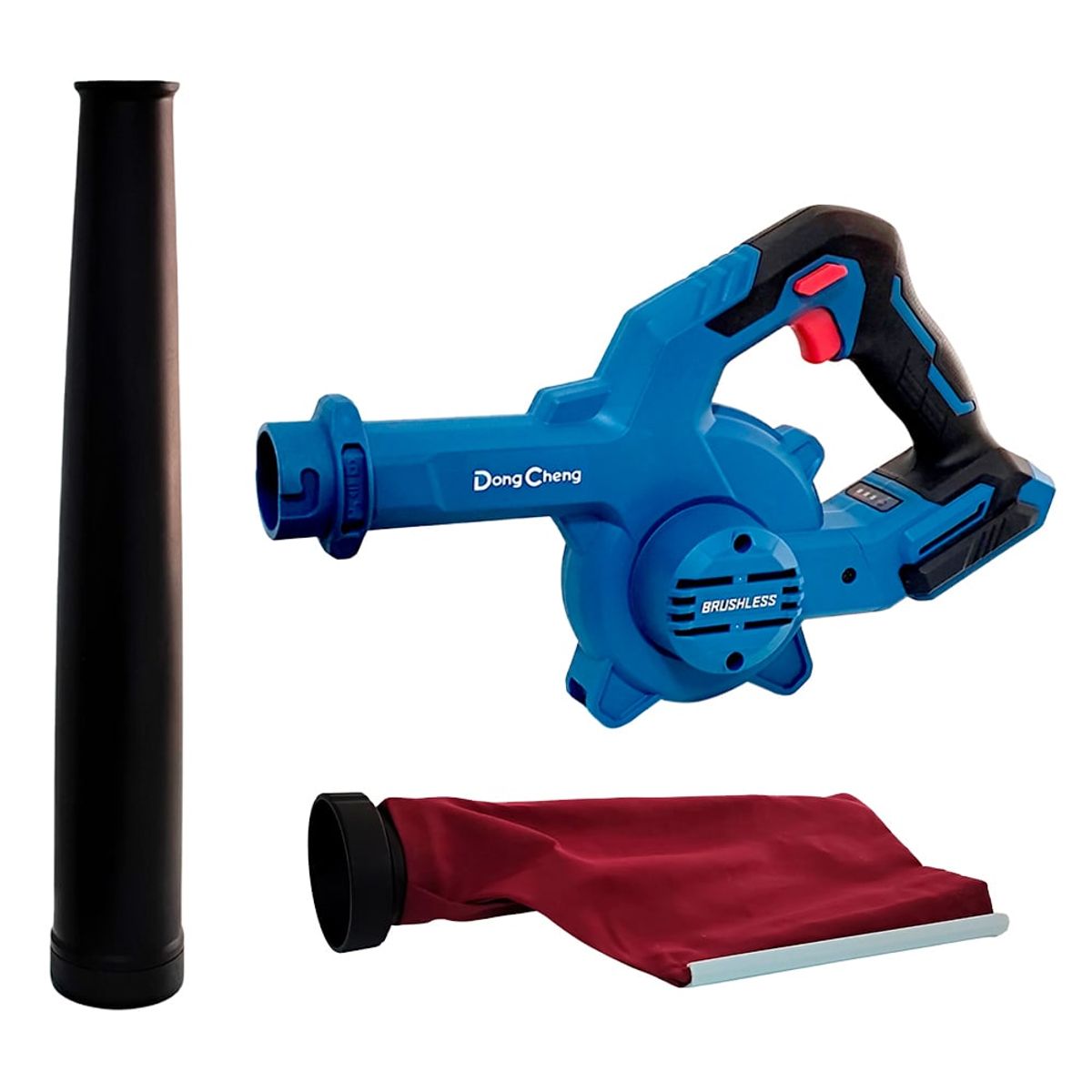 DONGCHENG - Sopladora Aspiradora Inalambrica Industrial DCQF32 20V Brushless