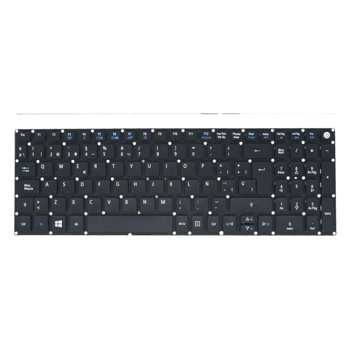 GENERICO - Teclado para Laptop Acer Aspire A515-51 A515-52 A517-51 E5-553G