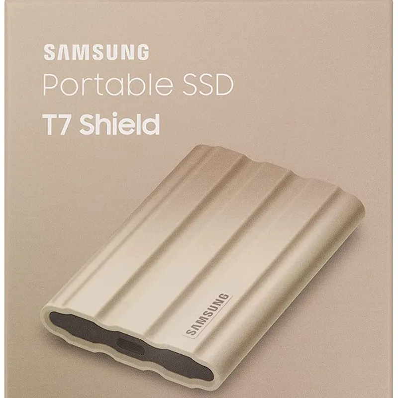 SAMSUNG - Disco externo ssd samsung t7 shield 2tb USB c 3.2 GEN 2 10Gbps VELOZ