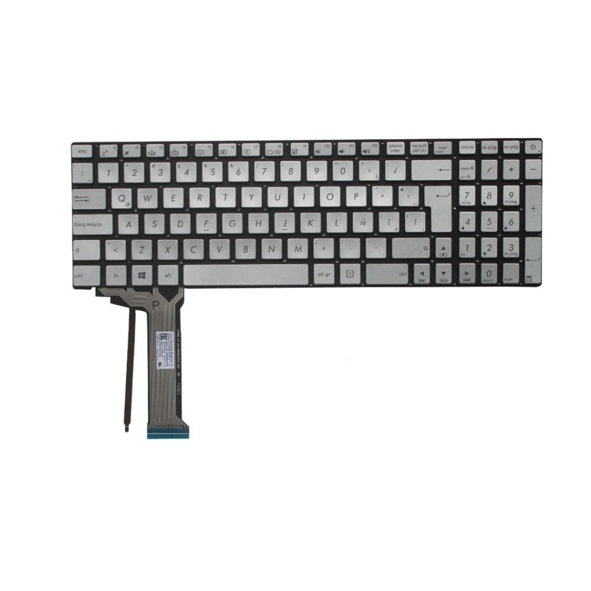 GENERICO - Teclado  para Laptop ASUS  ROG GL552J. GL552. GL552JX Retroiluminado.